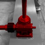 Flanged screw jack systems