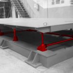 Platform lifting screw jack system
